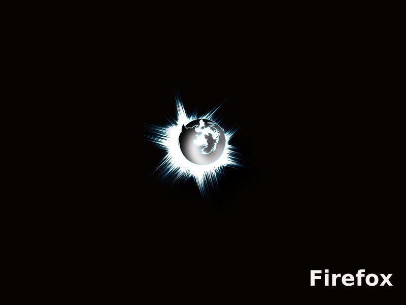 Firefox Logo — Black
