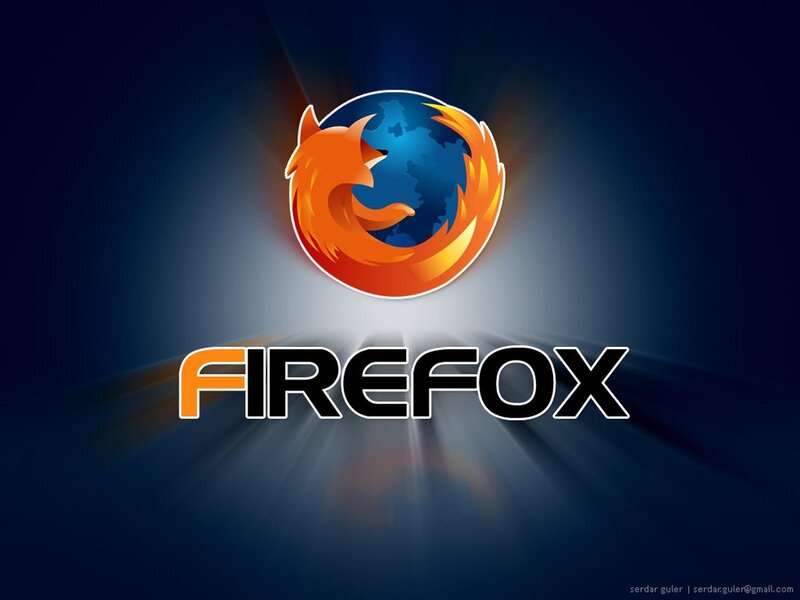 Firefox Logo — Blue, Dramatic