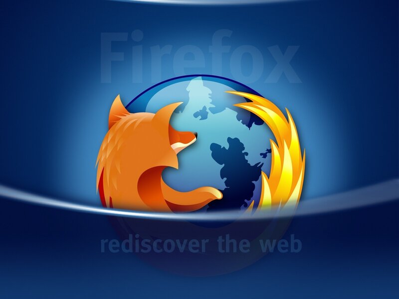 Firefox Logo — Blue, Modern