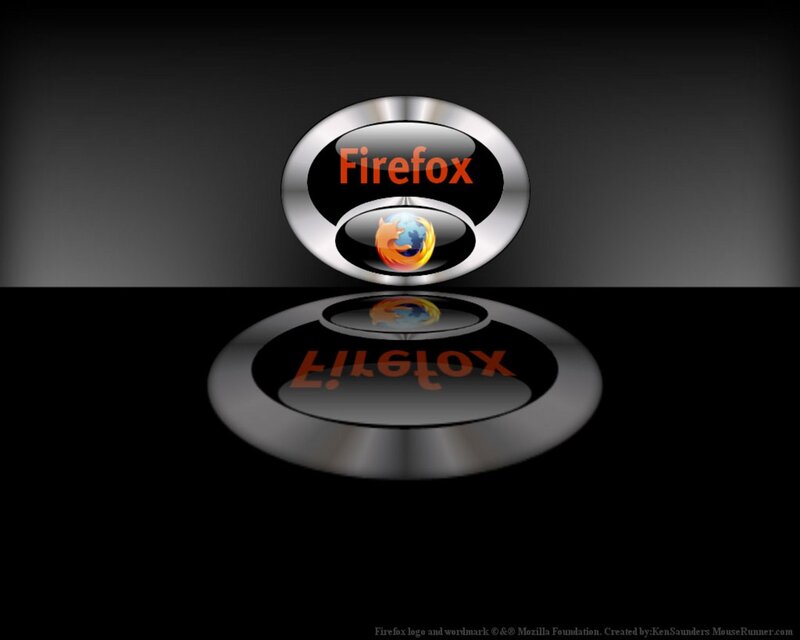 Firefox Logo on Black