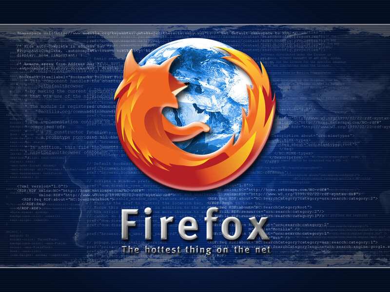 Firefox Logo on Code