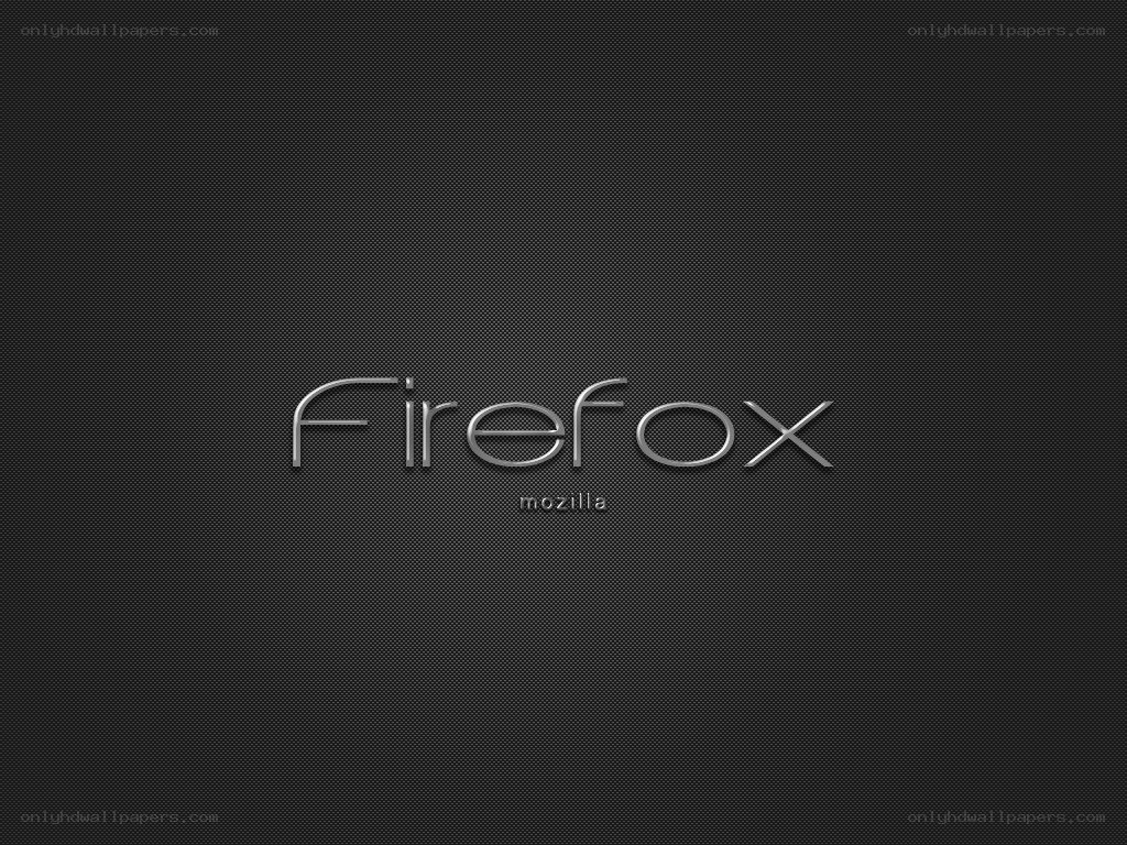 Firefox logo on dark background