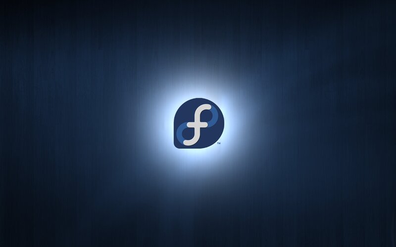 Firefox Logo on Dark Background — Blue