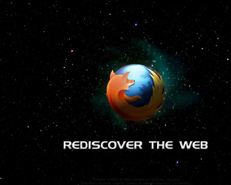 Firefox Logo on Earth