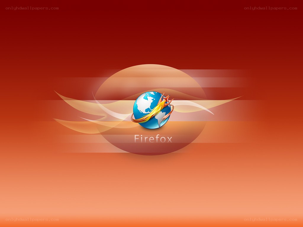 Firefox logo on gradient background