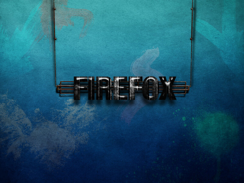 Firefox Logo on Wall