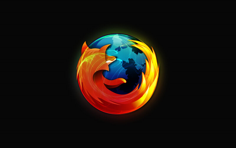 Firefox Logo — Orange, Dramatic, Digital Art, Fox