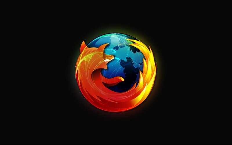 Firefox Logo — Orange, Dramatic, Digital Art