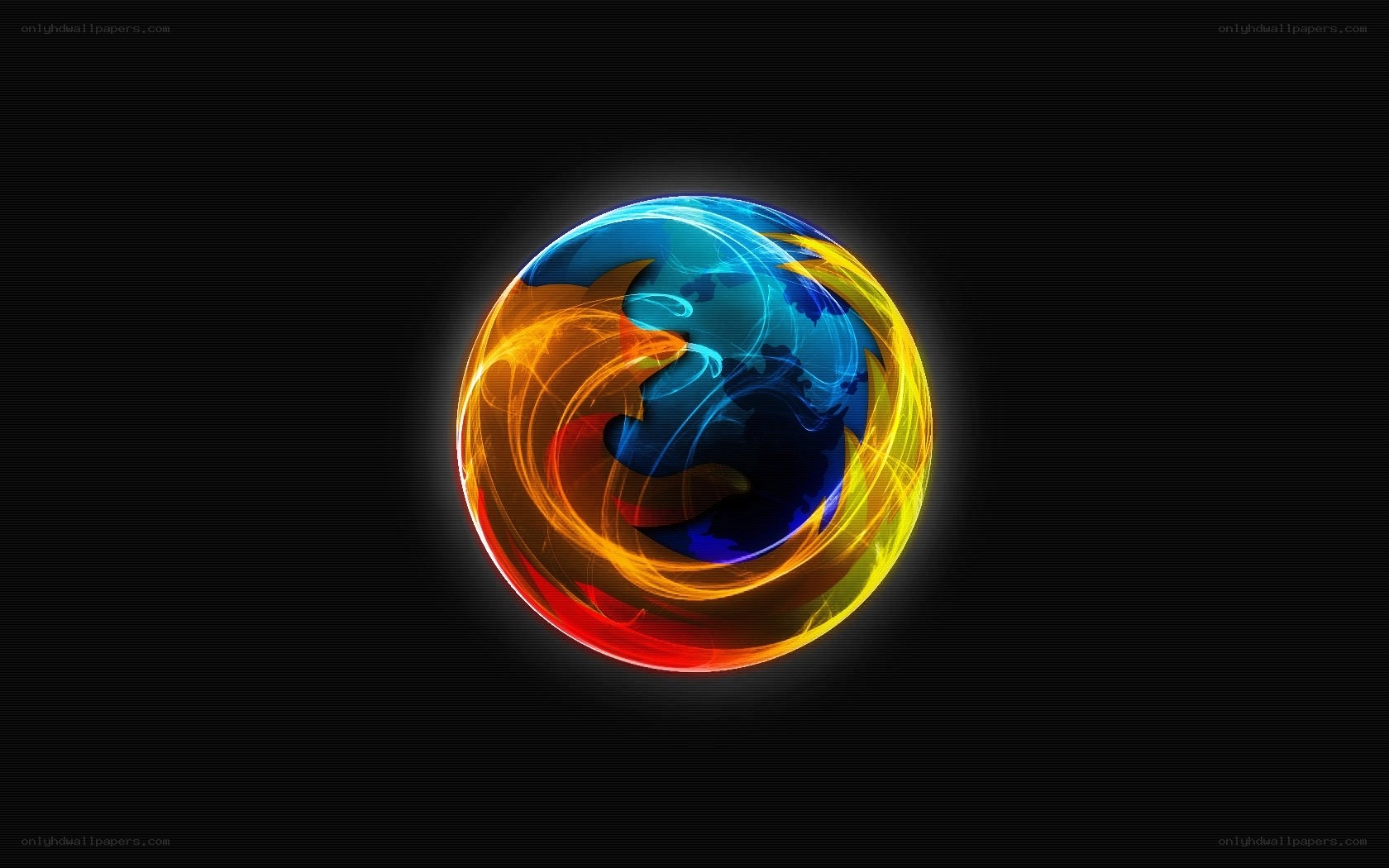 Firefox logo sphere