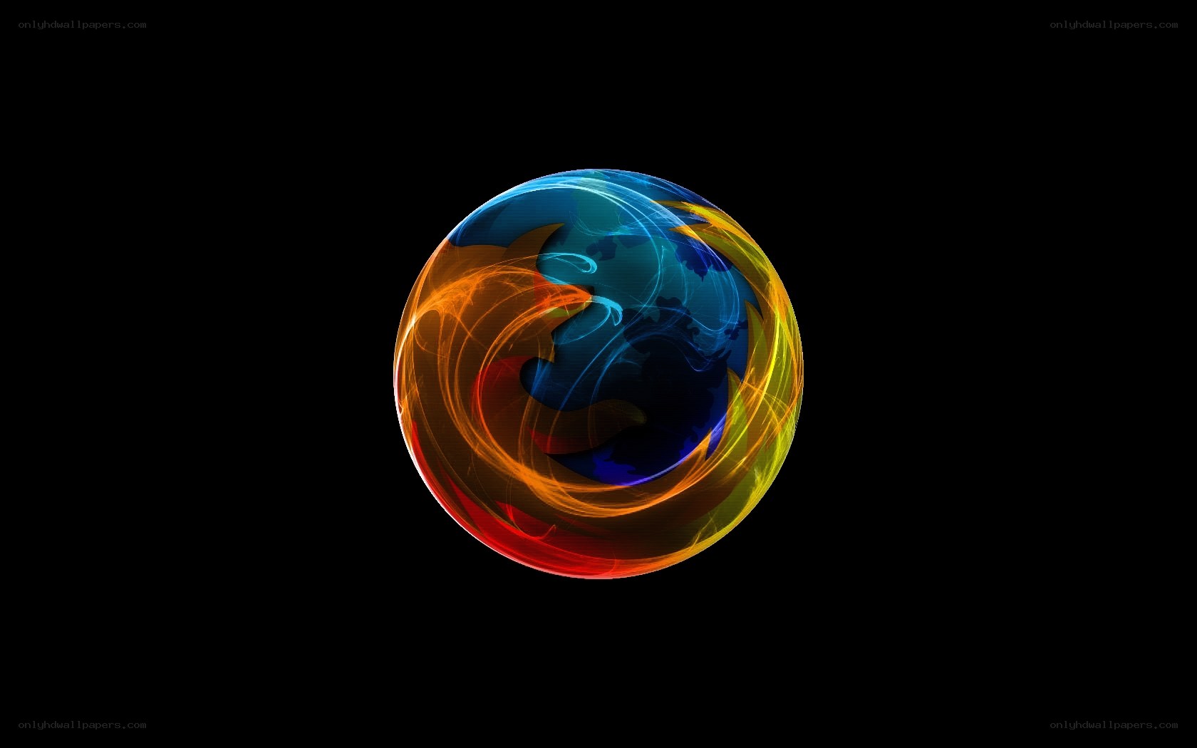 Firefox logo sphere