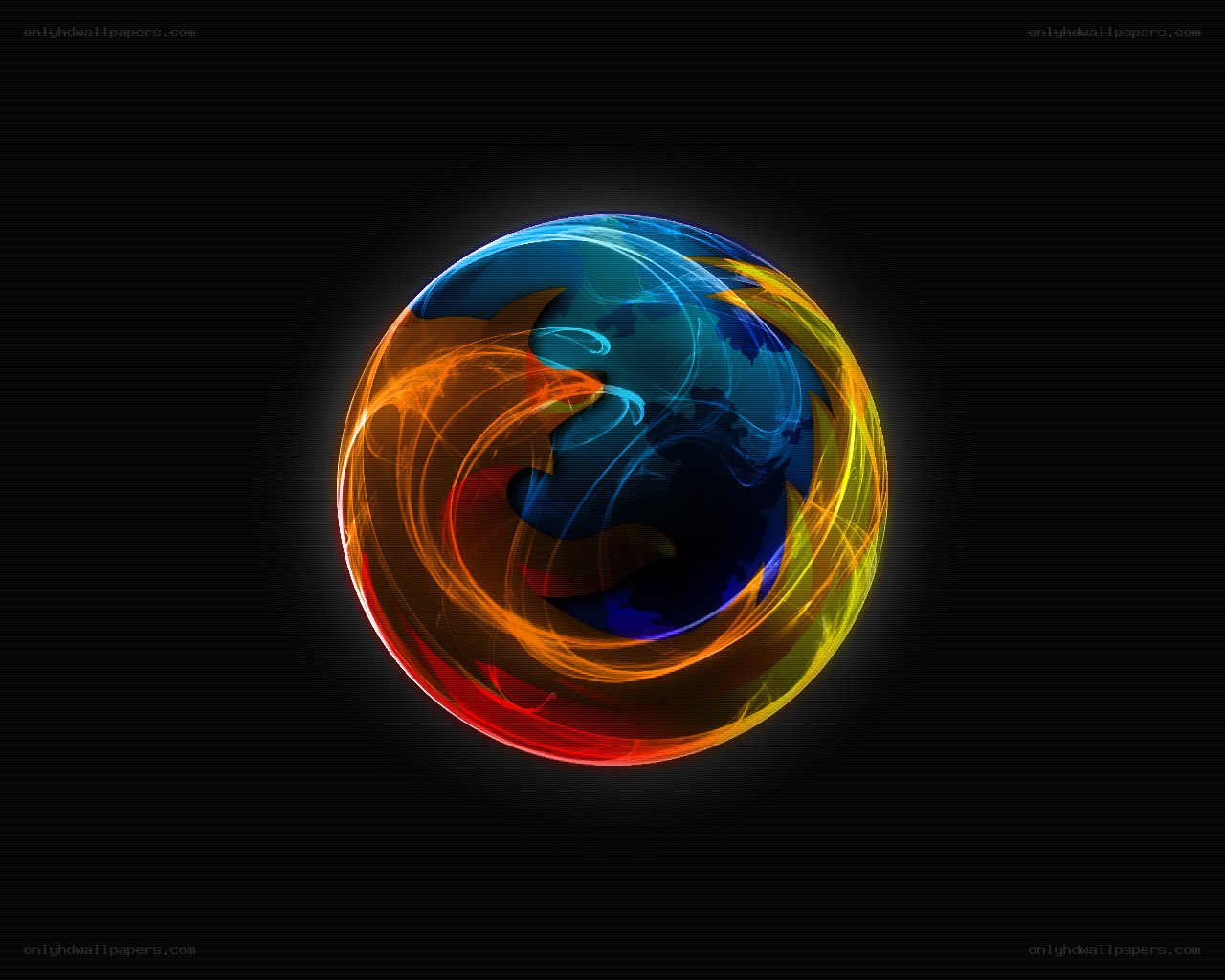 Firefox logo sphere