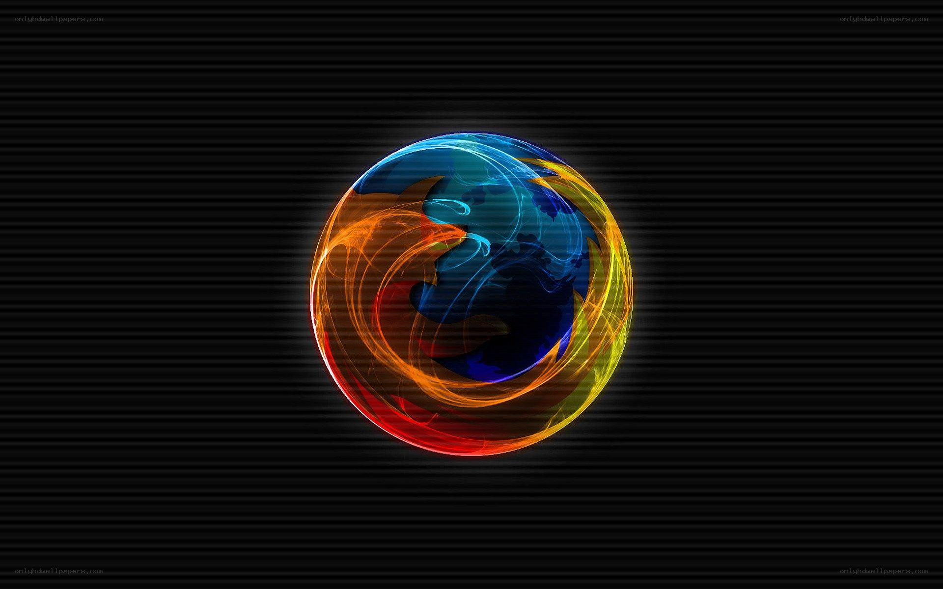 Firefox logo sphere