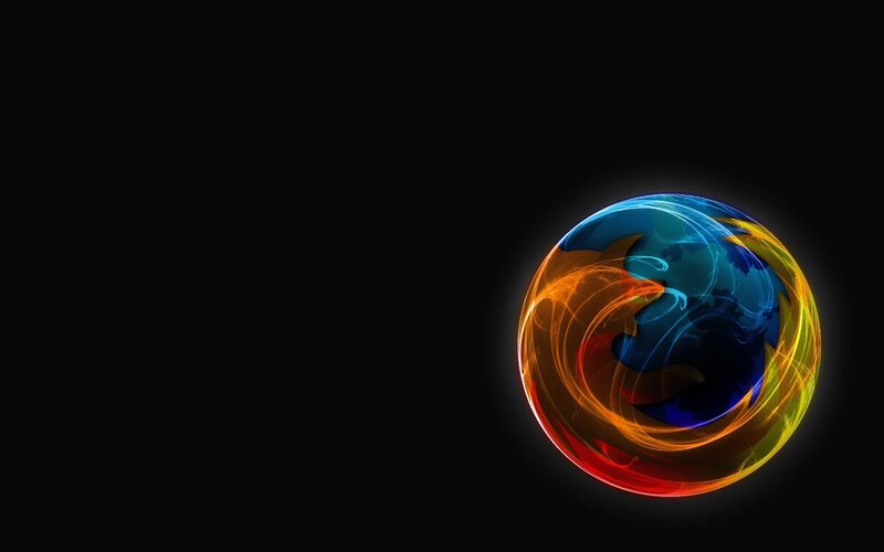 Firefox logo sphere