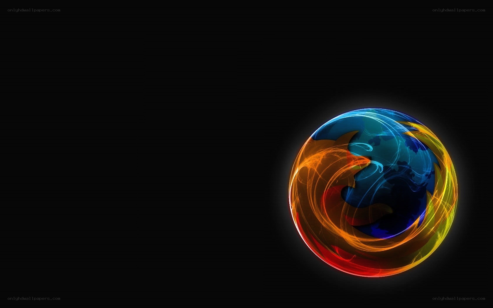 Firefox logo sphere
