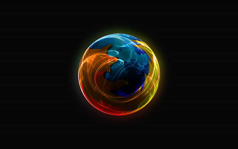 Firefox Logo Sphere — Blue