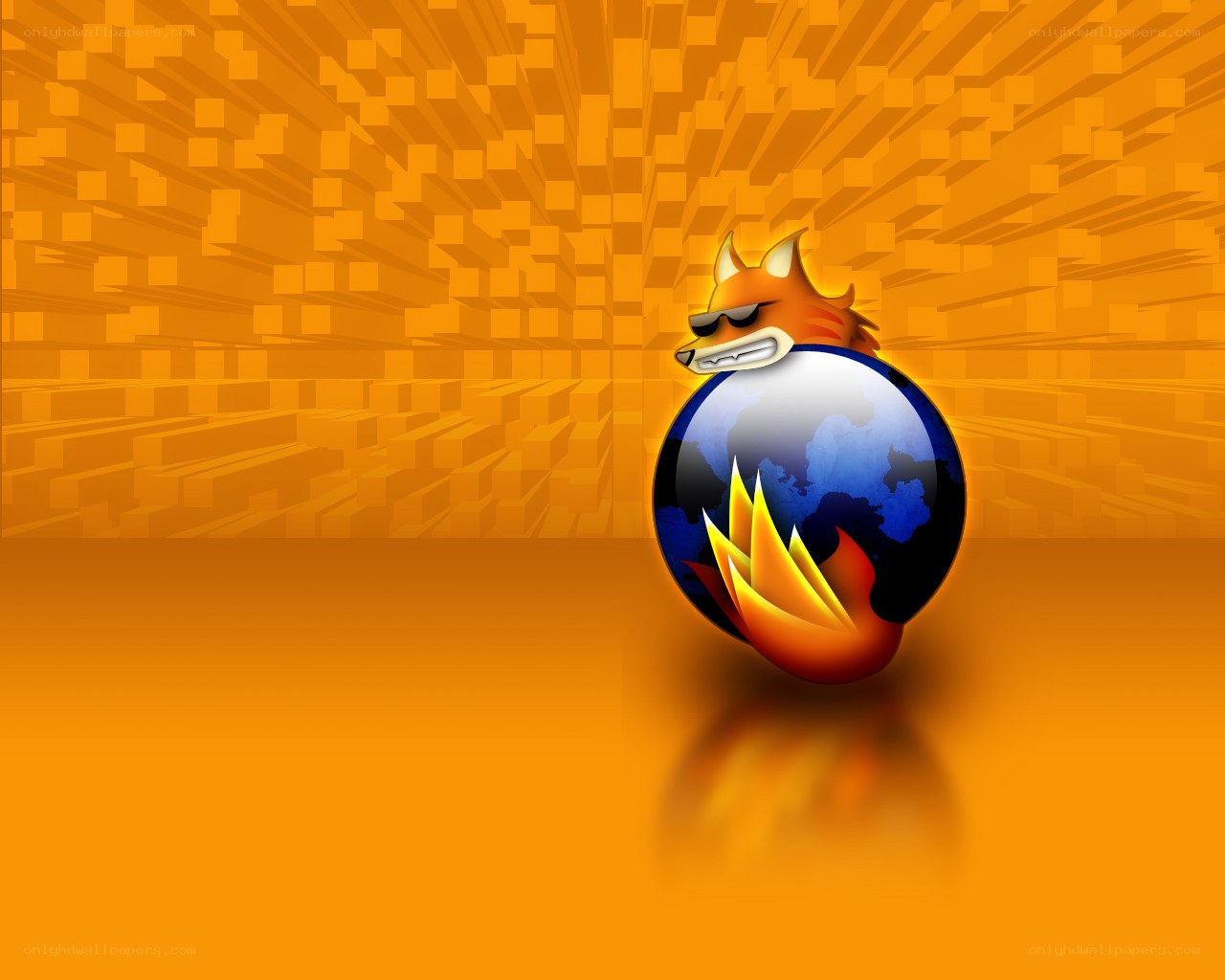 Firefox logo with fox character