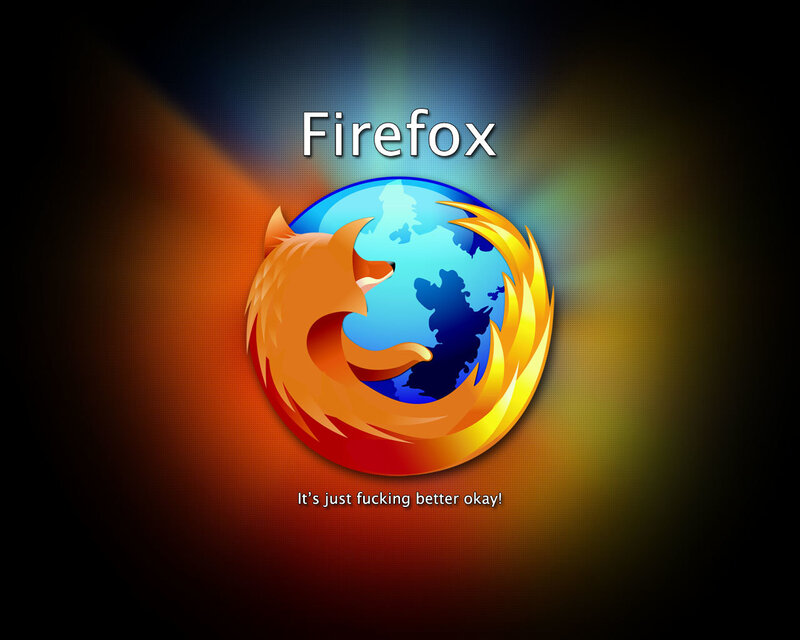 Firefox logo with slogan