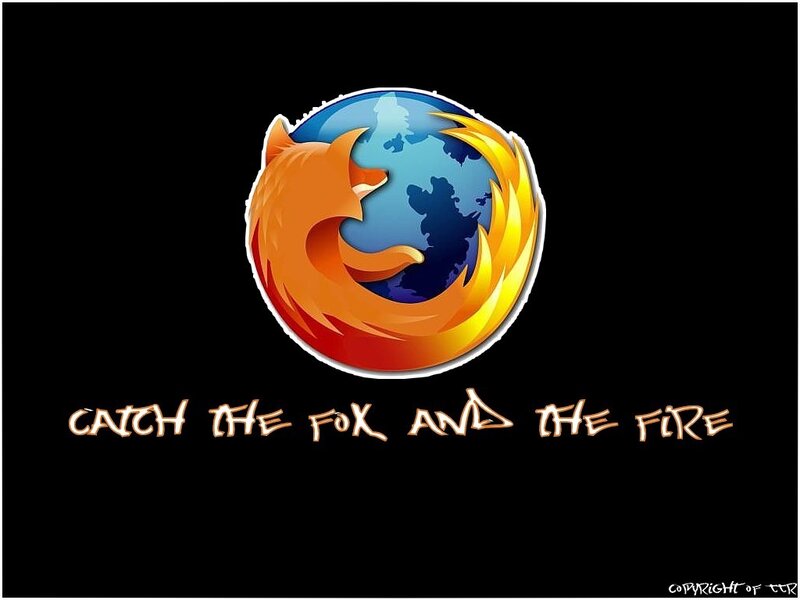 Firefox logo with tagline