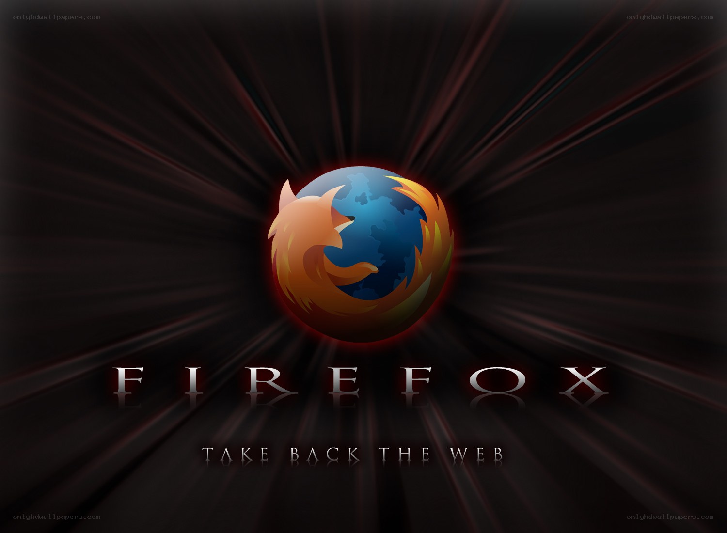 Firefox logo with tagline