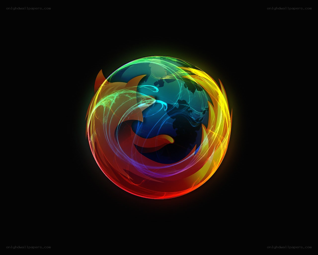 Firefox logo with vibrant colors