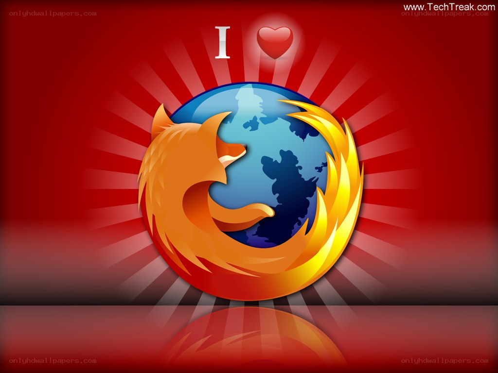 Firefox love logo