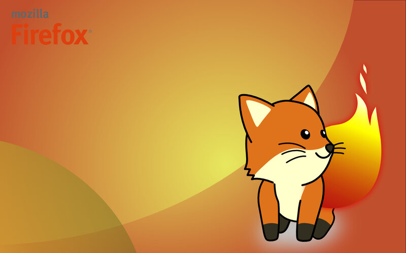 Firefox mascot illustration