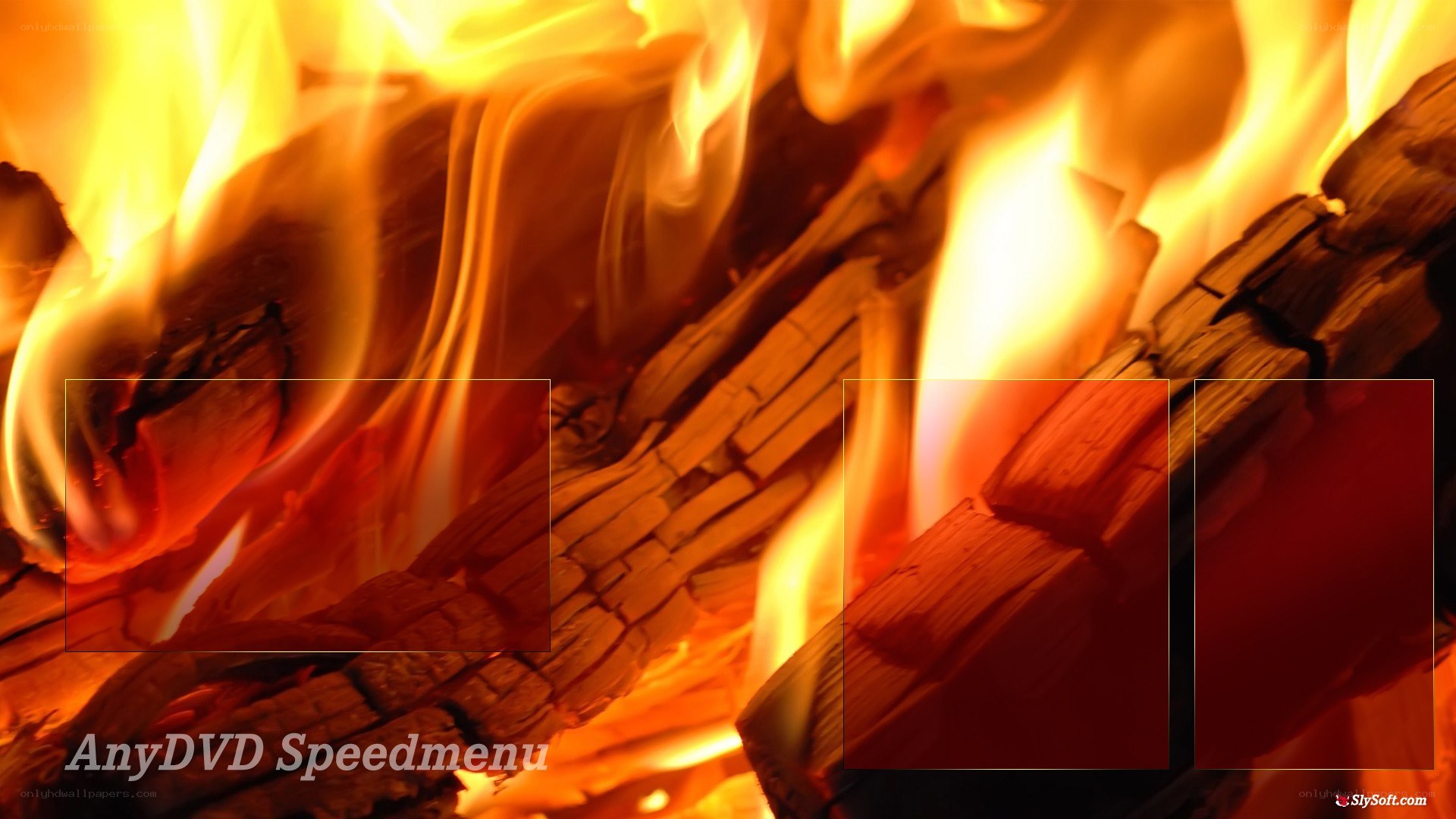 fireplace burning wood