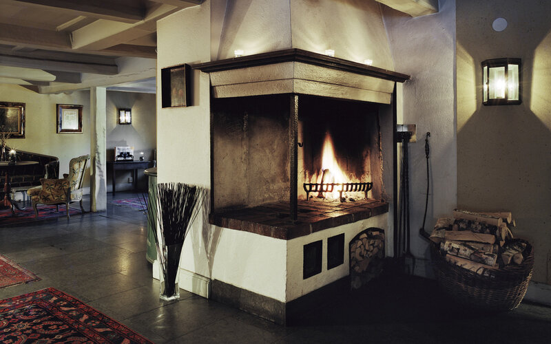 Fireplace in Room