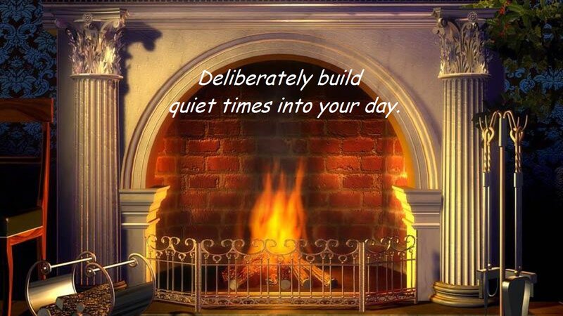 Fireplace with Flames — Red