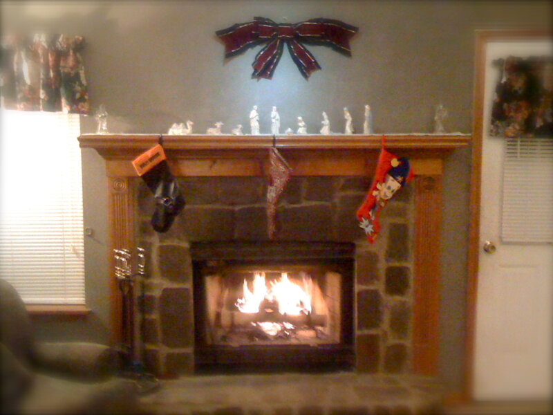 Fireplace with Stockings