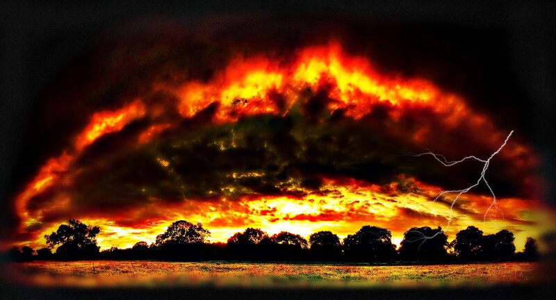 Firestorm over Field