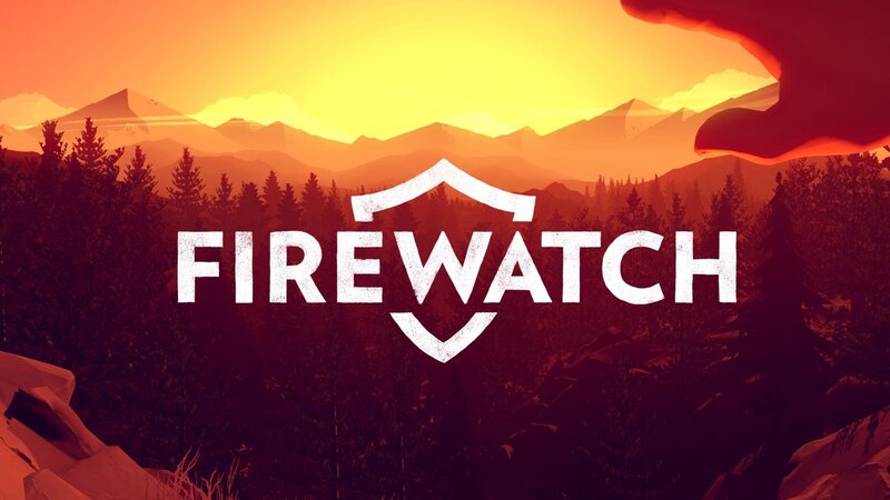 Firewatch Logo on Landscape