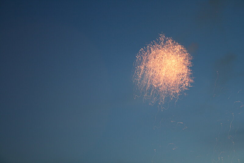 Firework Explosion — Blue