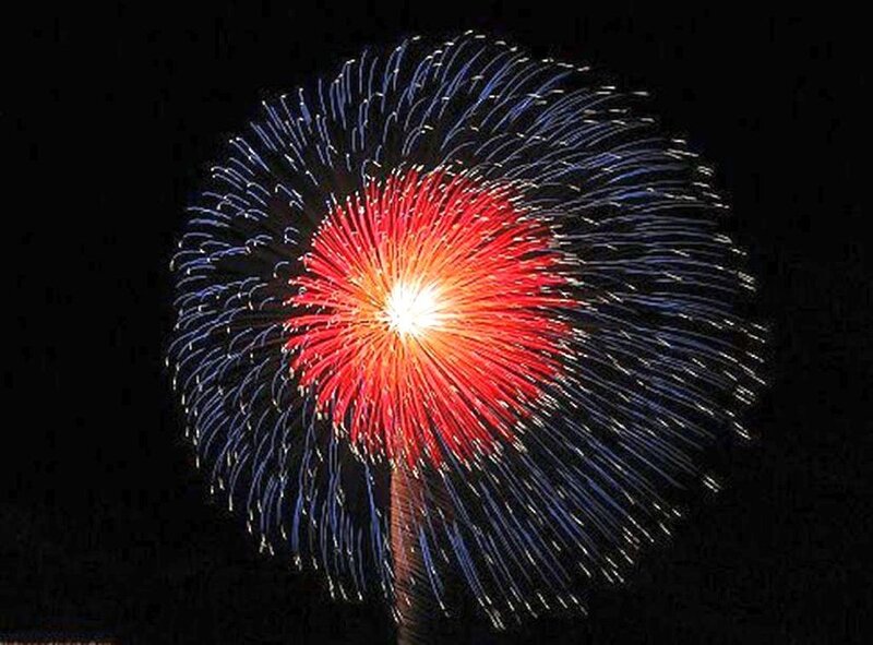 Firework Explosion — Red