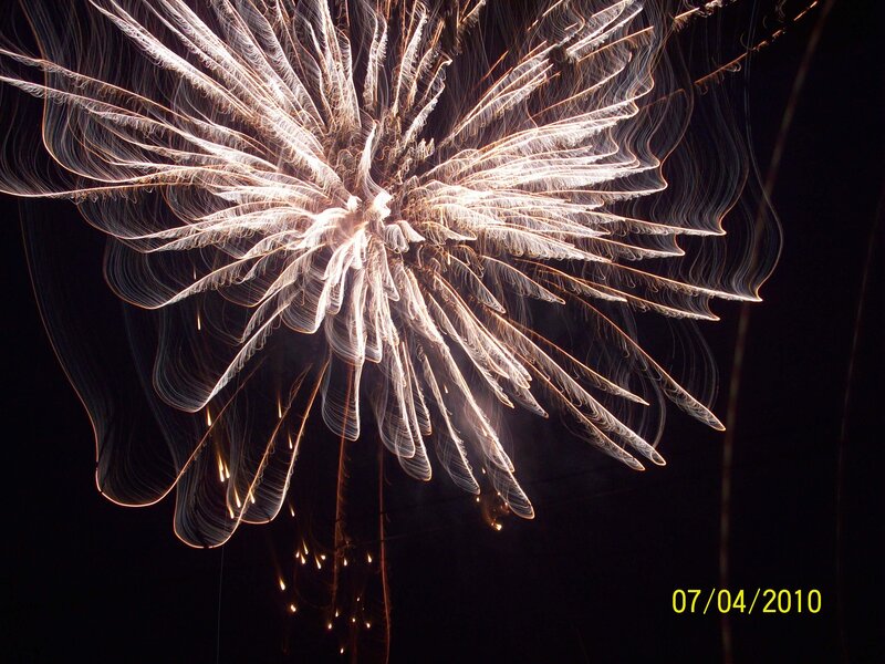Firework Explosion — White, Dramatic, Night