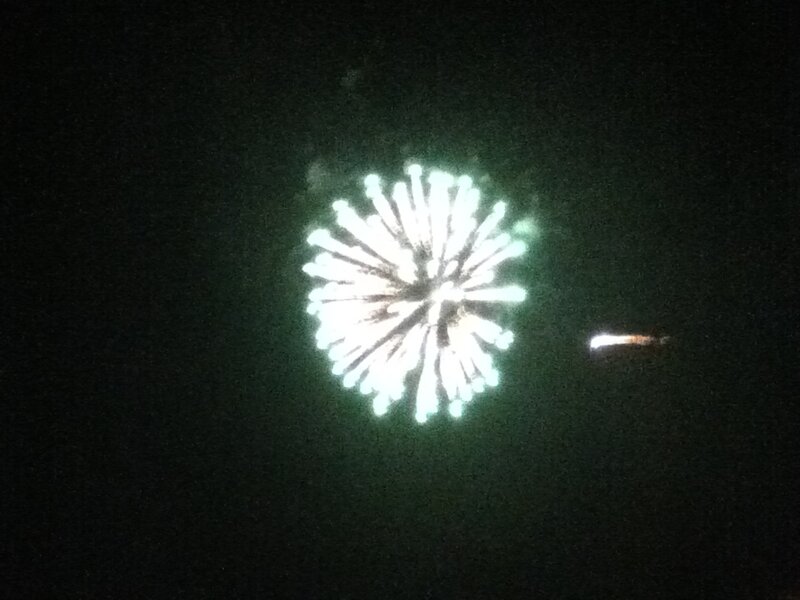 Firework Explosion — White