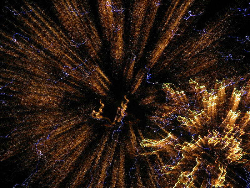 Firework Light Trails