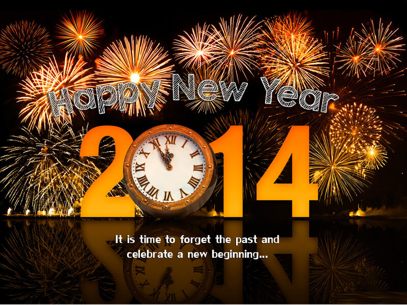 Fireworks and Clock
