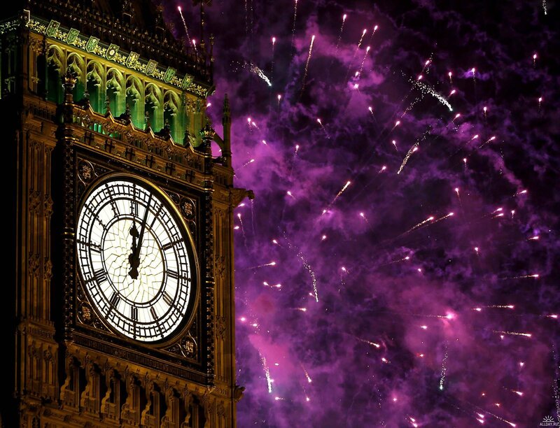 Fireworks at Big Ben
