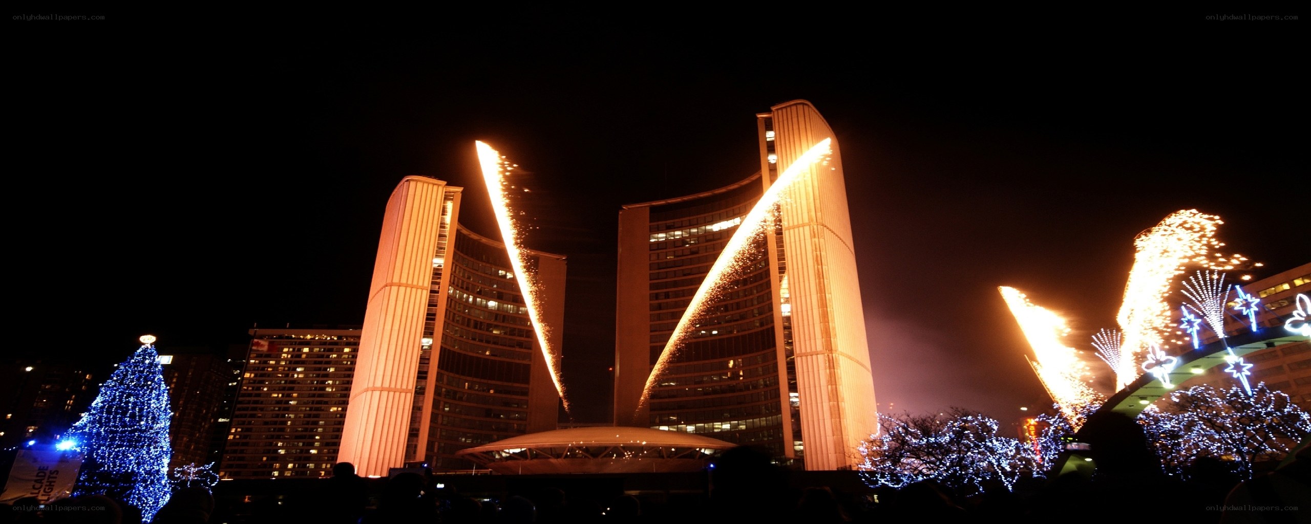 Fireworks at City Hall