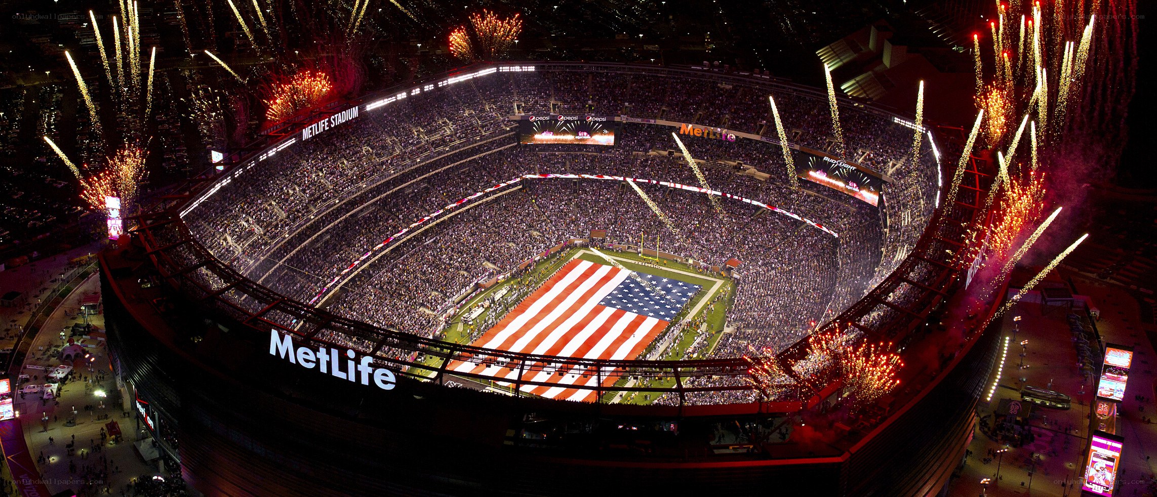 Fireworks at MetLife Stadium