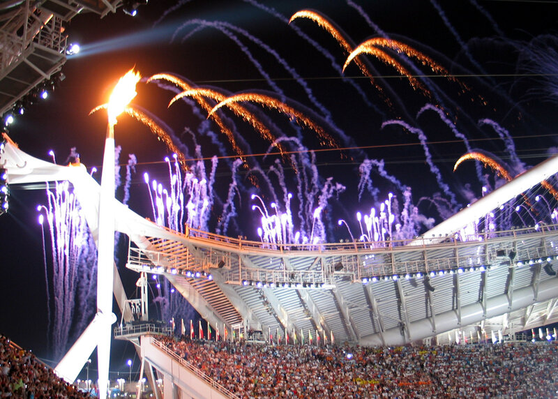 Fireworks at Stadium