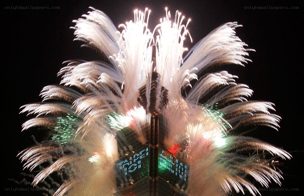 Fireworks at Taipei 101