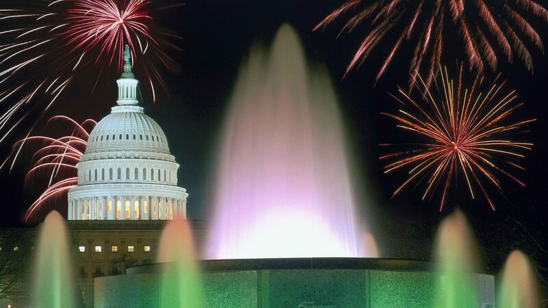 Fireworks at the U.S. Capitol