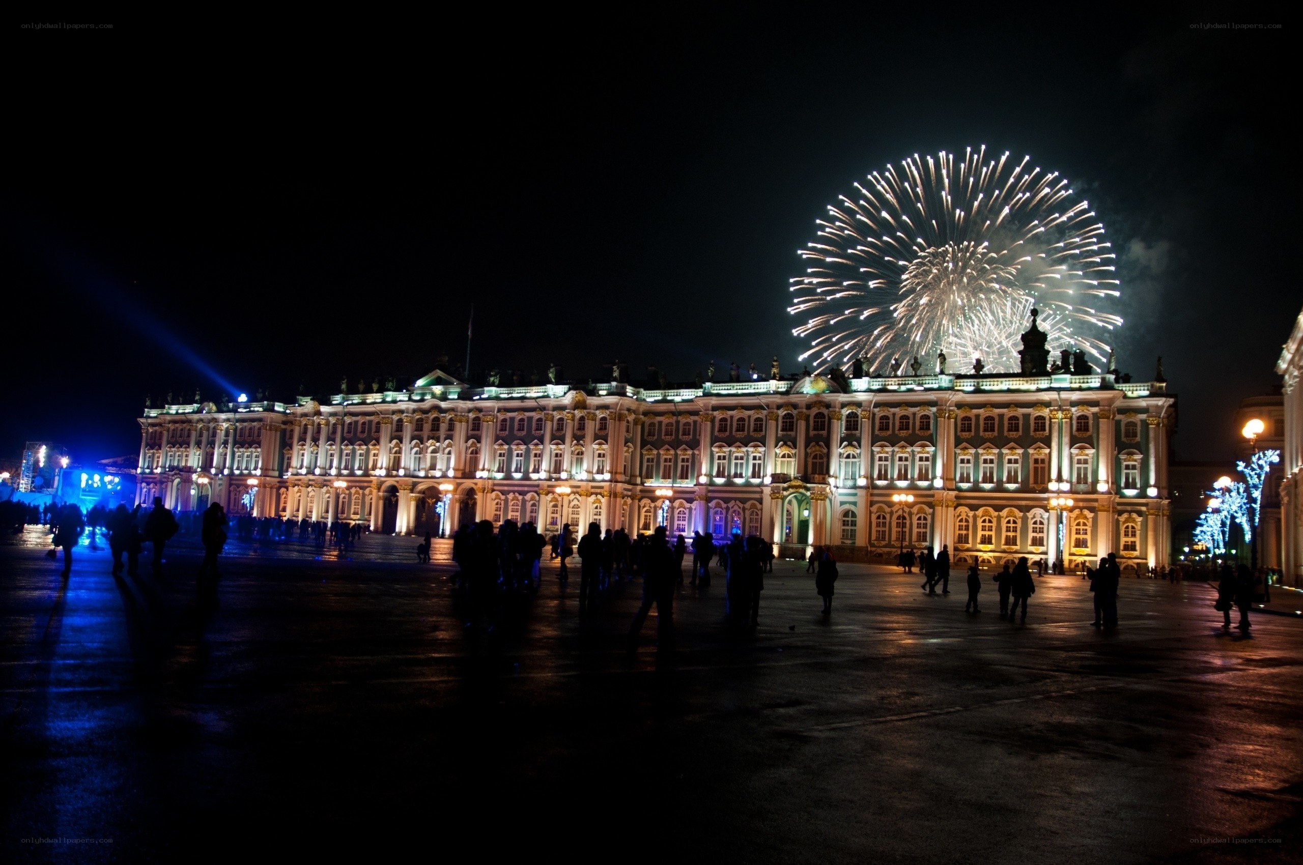 Fireworks at the Winter Palace