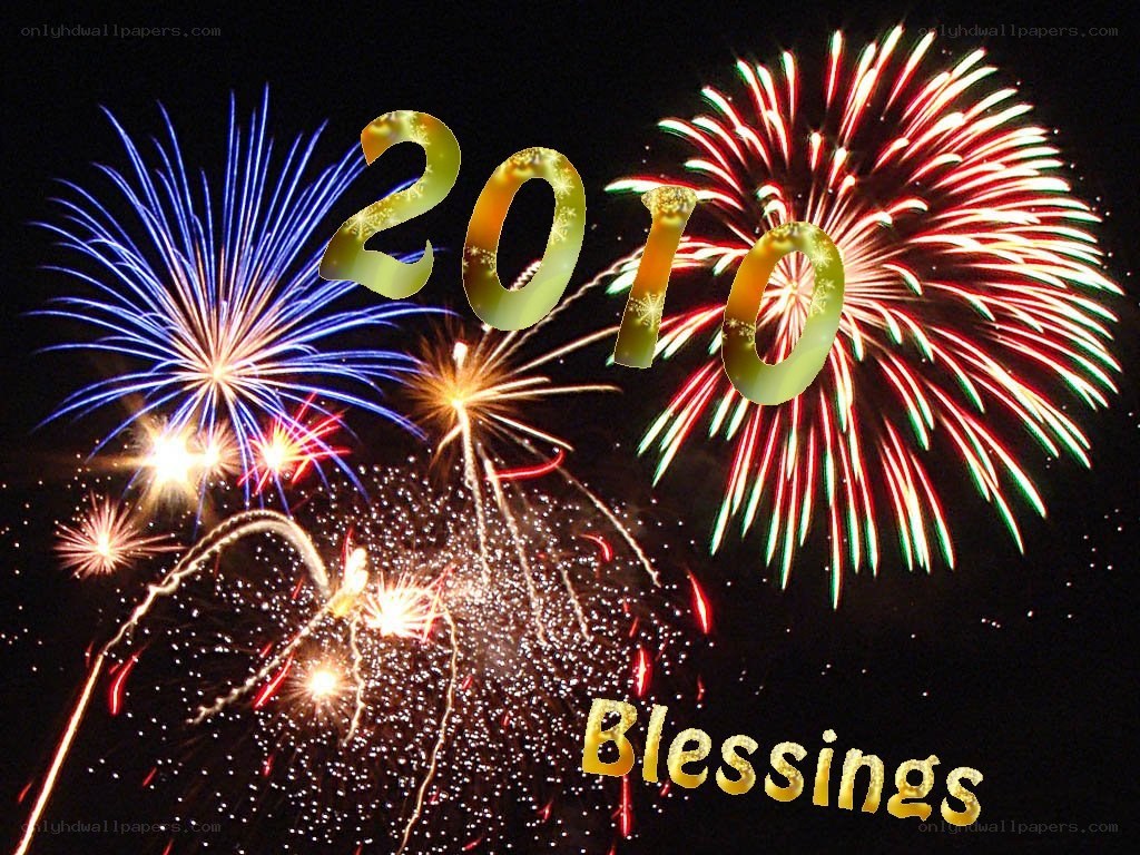 Fireworks celebrating 2010