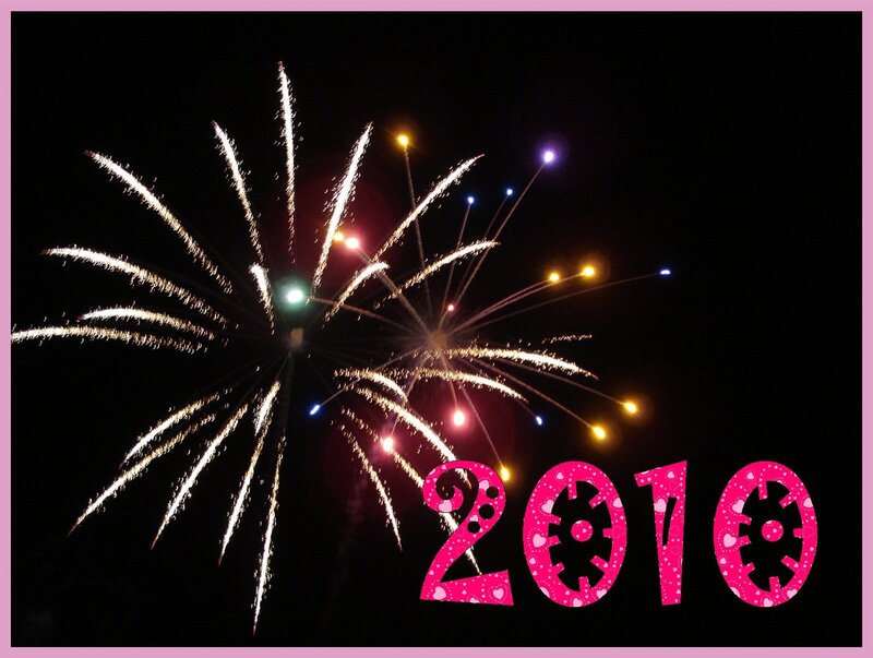 Fireworks Display at Night — Black, Celebratory, Photograph, Numbers