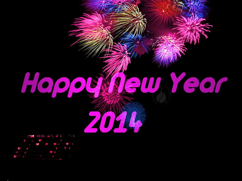 Fireworks Display — Black, Celebratory, Night, Digital Art, Text, Buildings