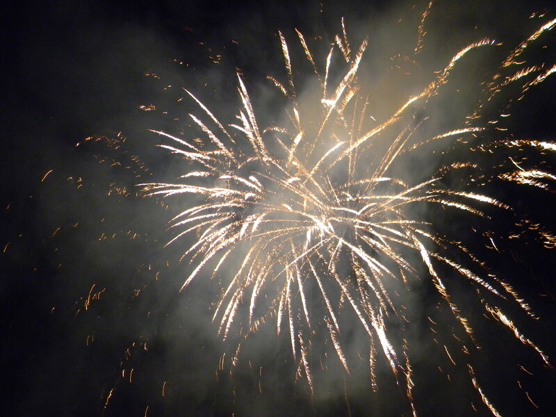 Fireworks Display — Black, Dramatic, Night, Photograph, Night Sky, Smoke