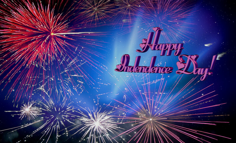 Fireworks Display — Blue, Celebratory, Night